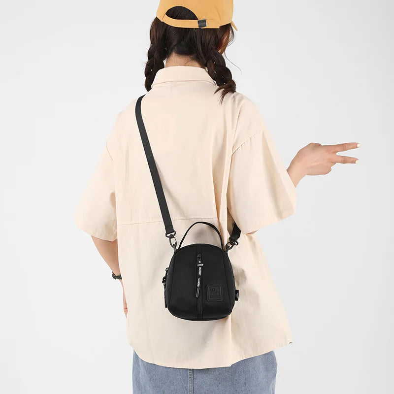 Women's Crossbody Bag Messenger Bag for Women Simple Canvas Square Bag Designer Luxury Women's Bag Zipper Casual Small Hand Bag