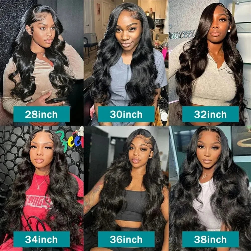 30 32 Inch 13x4 13X6 Body Wave HD Lace Frontal Wig Brazilian Wet And Wavy Lace Front Human Hair Wigs For Women 360 Full Lace Wig