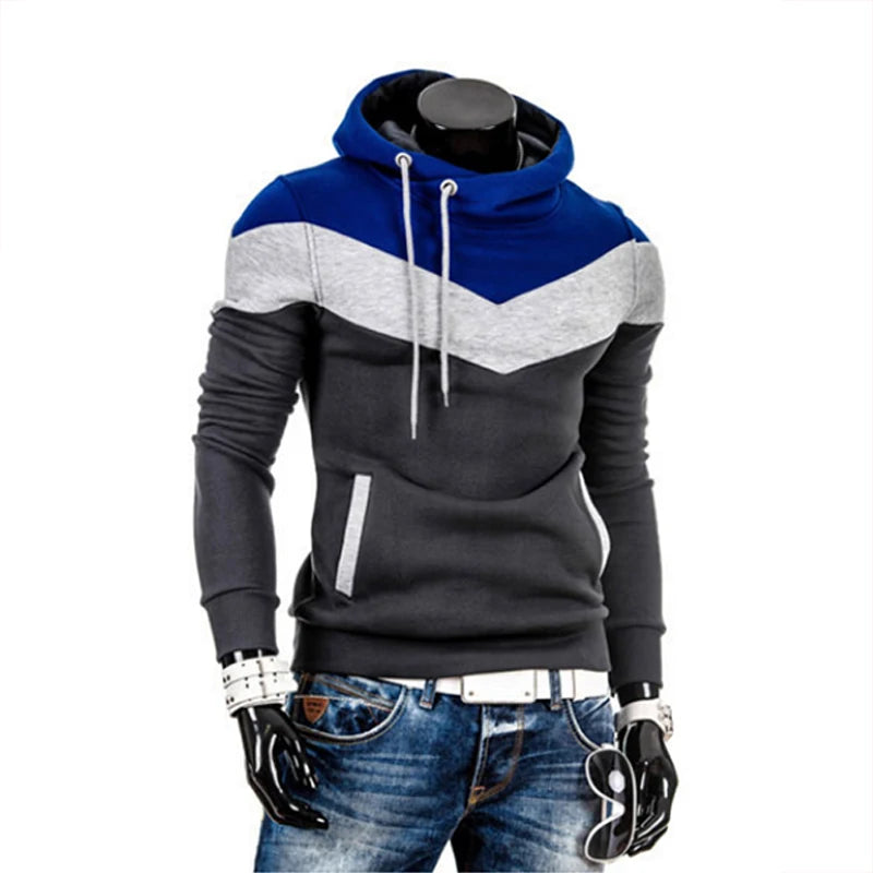 2022 Winter Man Hoodie Sweatshirt Slim Fit Hooded Harajuku Pullover Hip Hop Jacket Hoody Sportswear Sweatshirt Male Tracksuits