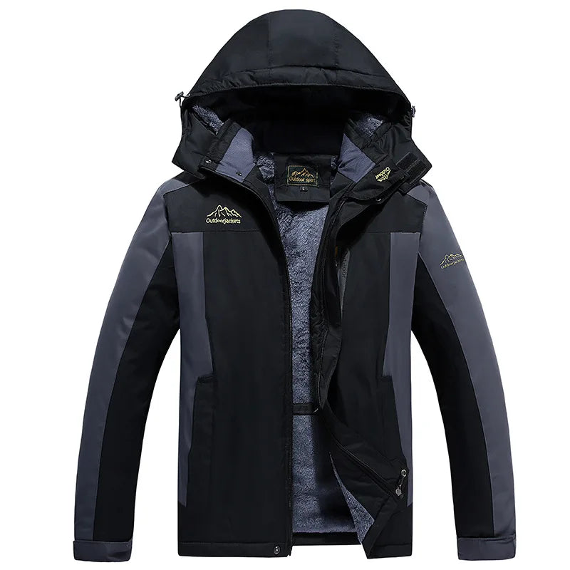 9XL Winter jackets pourpoint XL Plus size windproof coat Waterproof Fleece thickening Big yards Warmth thick coat 7XL 8XL 6XL