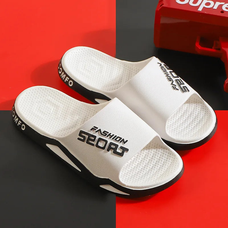 47 Big Size Men Fashion Platform Flip-flops Women Simplicity Beach Seaside Slides Bathroom Anti Slip Indoor Soft Sole Slipper