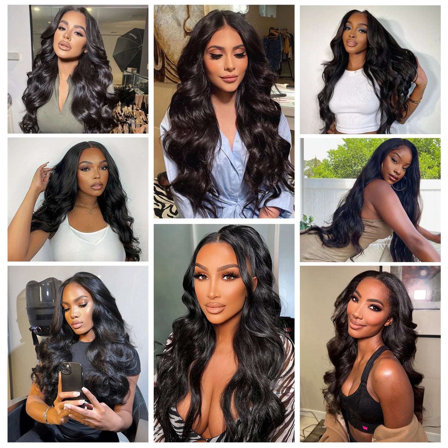 Body Wave Bundles Human Hair 12A 100% Unprocessed Brazilian Virgin Human Hair Bundles Body Wave Human Hair Bundles Natural Black