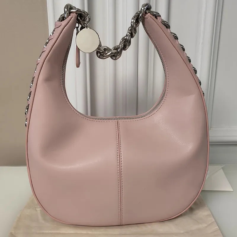 2022 TOP Leather Shoulder Bag Women's Fashion Armpit Bag Large Chain Hand Woven Handbag Large Capacity Handbag Ladies Purse