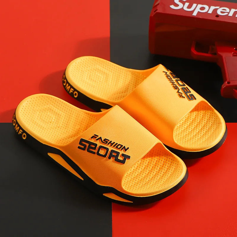 47 Big Size Men Fashion Platform Flip-flops Women Simplicity Beach Seaside Slides Bathroom Anti Slip Indoor Soft Sole Slipper