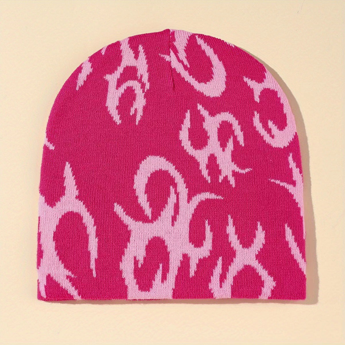 Warm Wool Hat Jacquard Knitted