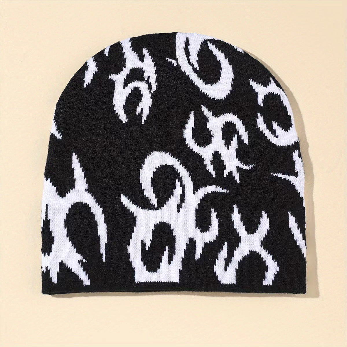 Warm Wool Hat Jacquard Knitted