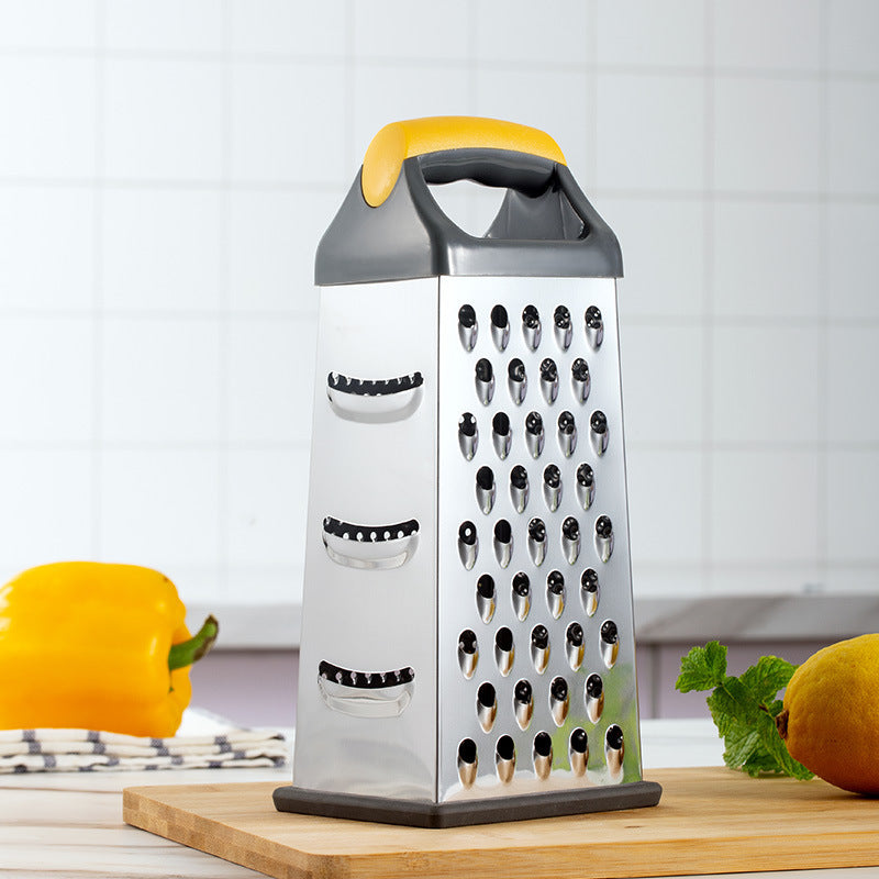 Stainless Steel Four-surface Paring Knife Multi-faceted Grater Vertical 9-inch Kitchen Tools
