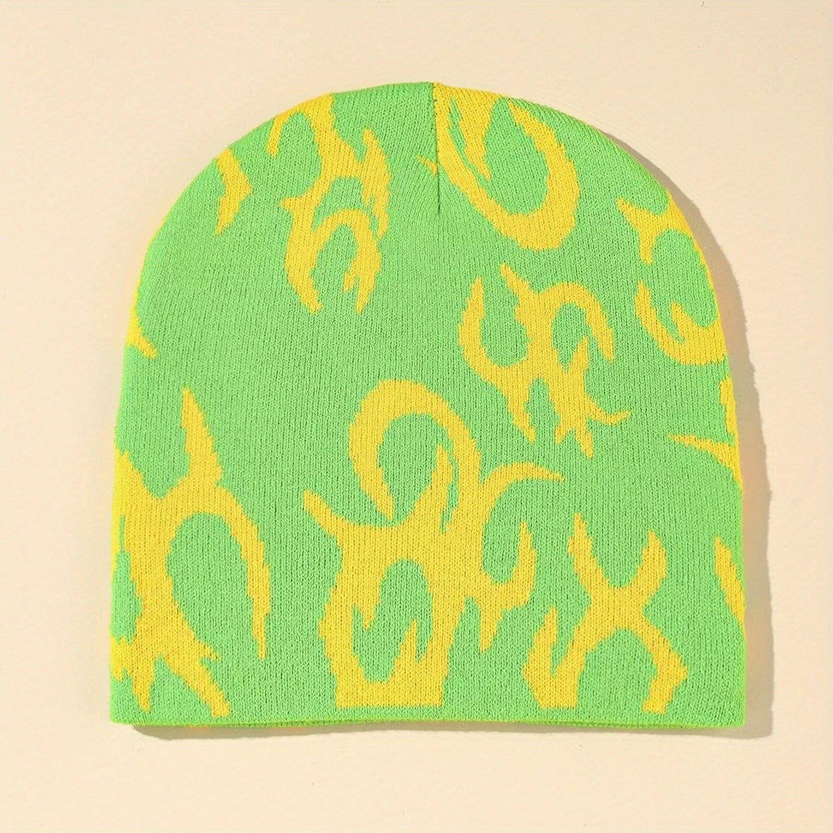 Warm Wool Hat Jacquard Knitted