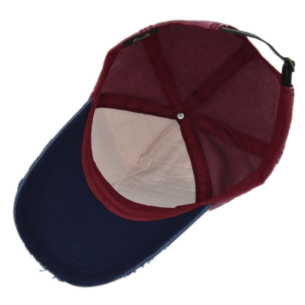 US Route 66 Embroidered Baseball Cap Three-dimensional Embroidery