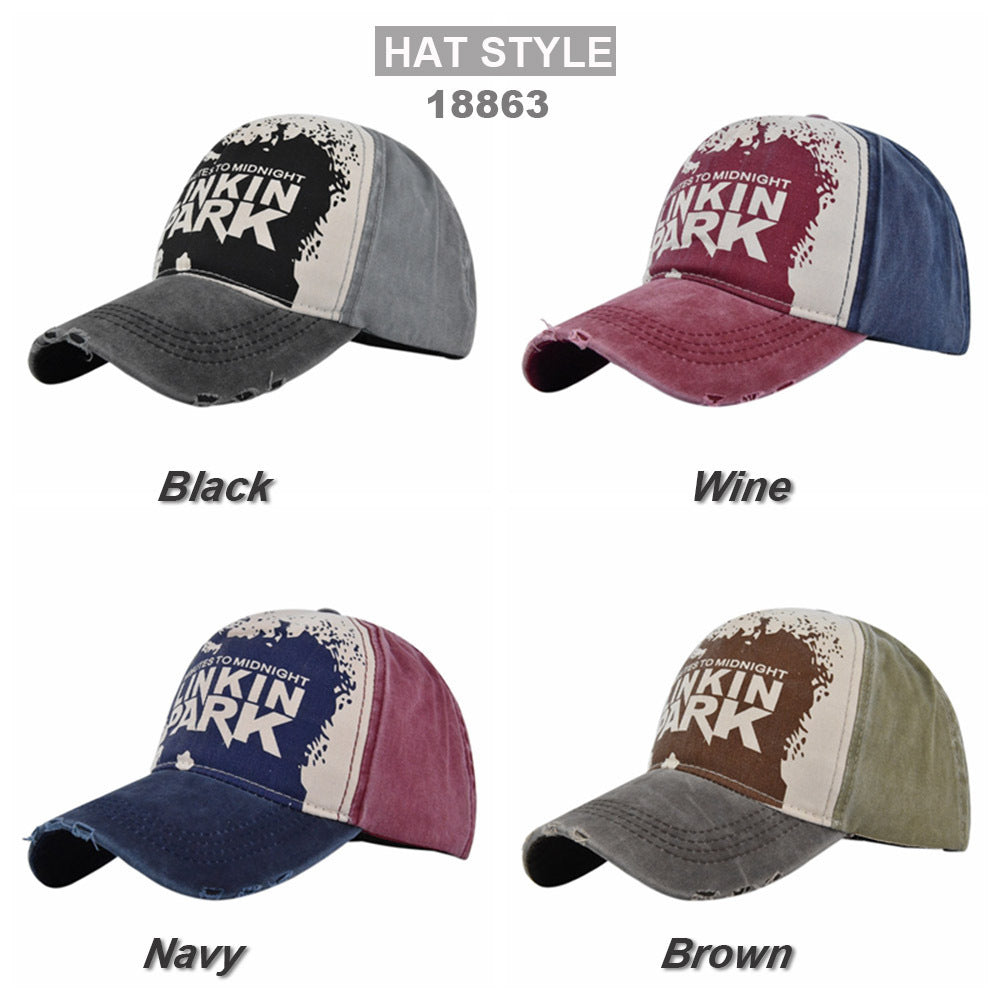 US Route 66 Embroidered Baseball Cap Three-dimensional Embroidery