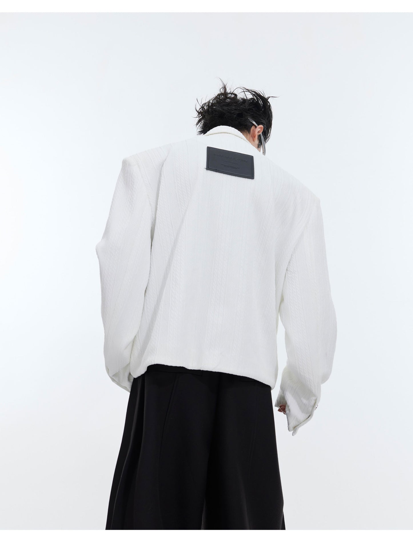 Heavy Deconstruction Texture Pit Pattern Jacket Jacket