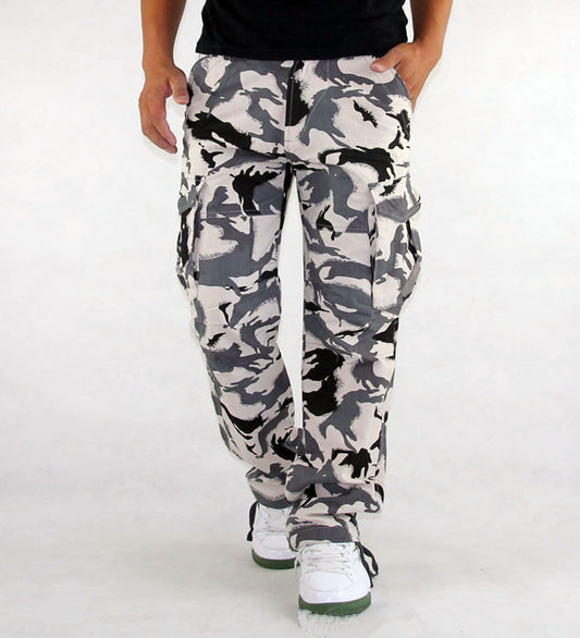 Men's Battlefield Multi-pocket Camouflage Pants Outdoor