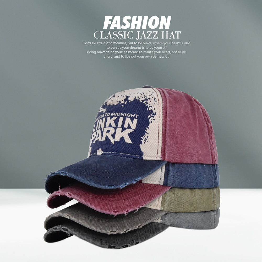 US Route 66 Embroidered Baseball Cap Three-dimensional Embroidery