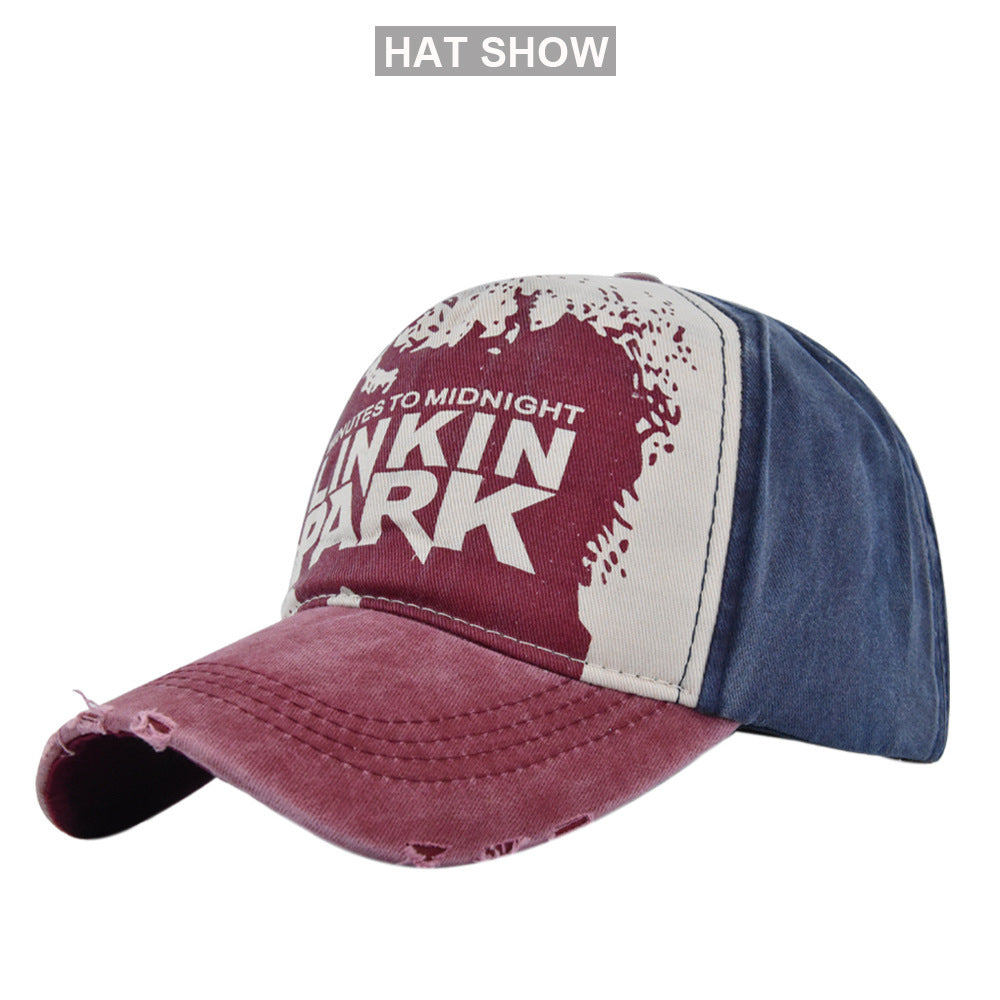 US Route 66 Embroidered Baseball Cap Three-dimensional Embroidery