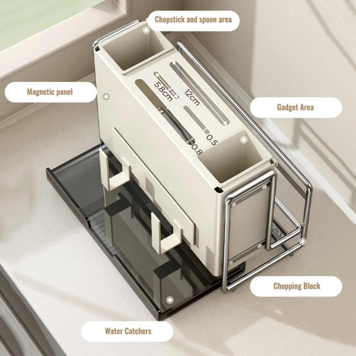 Knife Holder, Magnetic Chopstick Cage, Chopping Board, Knife Storage Rack, No Delivery On Weekends, Amazon Banned