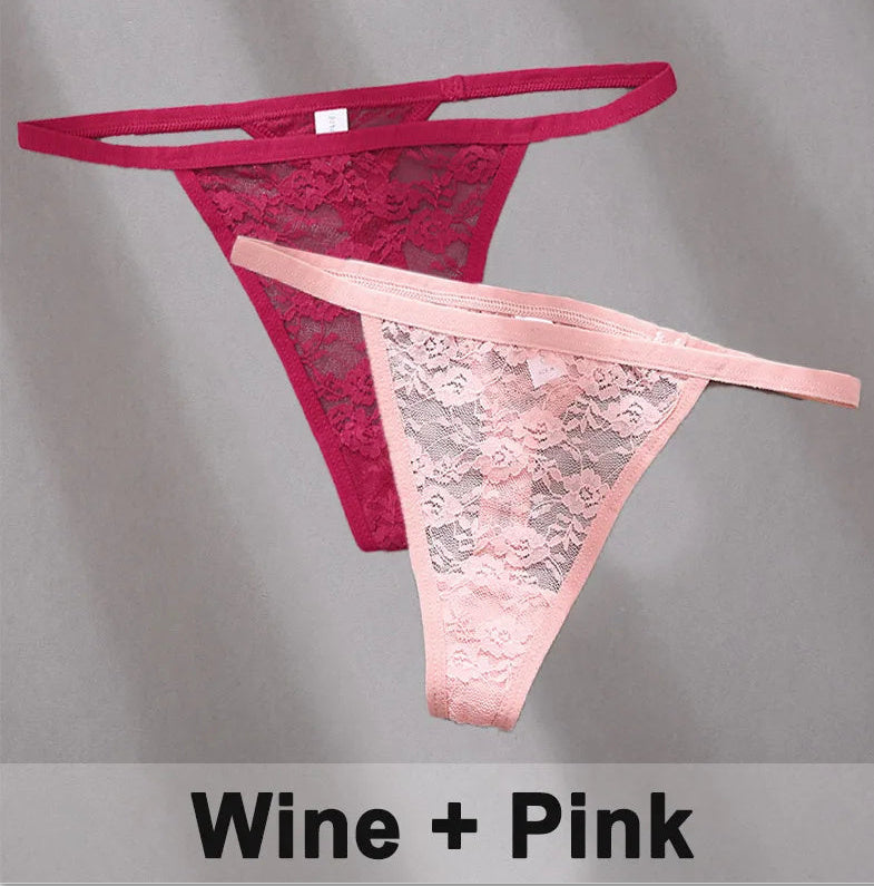 Lace Sexy Low Waist European And American T-back Women