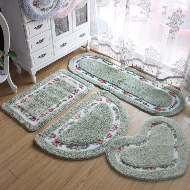 Door mat for household bathroom door mat