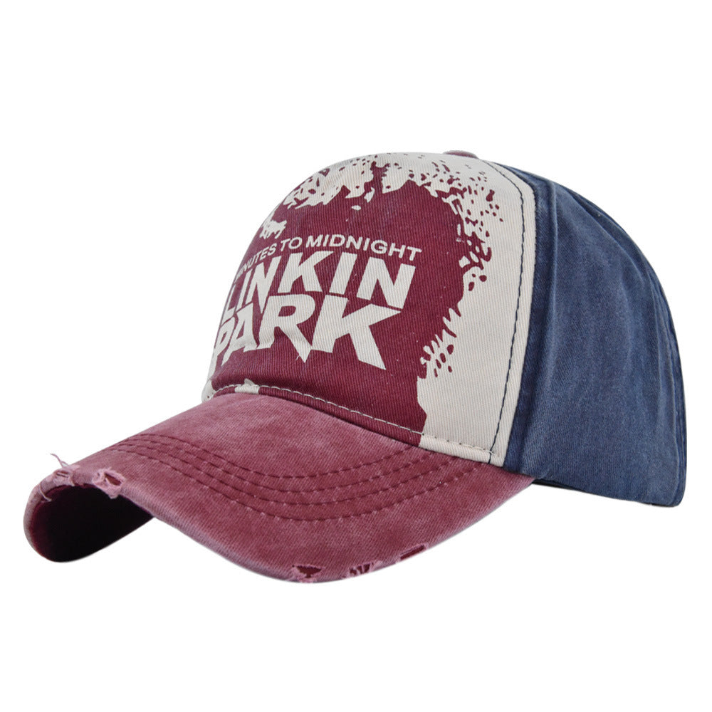 US Route 66 Embroidered Baseball Cap Three-dimensional Embroidery