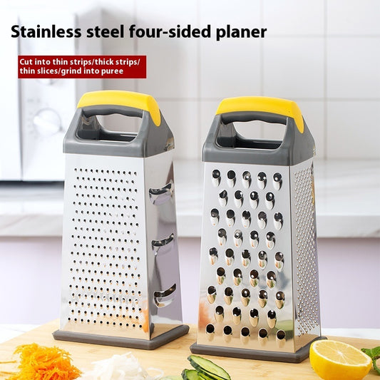 Stainless Steel Four-surface Paring Knife Multi-faceted Grater Vertical 9-inch Kitchen Tools