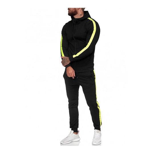 Autumn Running tracksuit men Sweatshirt Sports Set Gym Clothes Men Sport Suit men hoodie Suit Men's hoodie+pants Sets 2 pieces