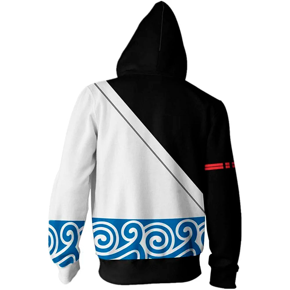 New  Autumn Winter 3D Printed Anime Gintama Men Women Sweatshirt Fashion Cosplay Zipper Men Hoodies Streetwear Jacket Hoodie
