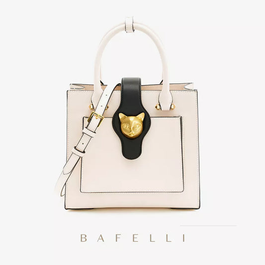 BAFELLI WOMEN'S BAGS NEW 2023 CELEBRITY FASHION CAT HANDBAG CROSSBODY SHOULDER FEMALE LEATHER DESIGNER STYLISH LUXURY PURSE