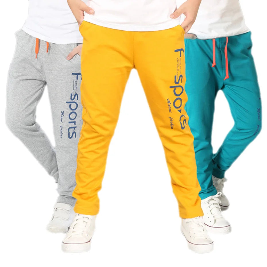 Pants For Boys 2018 Boy Sports Pants Regular Pants For Teenage Boy Autumn Children's Clothing For Boys 6 8 10 12 Years