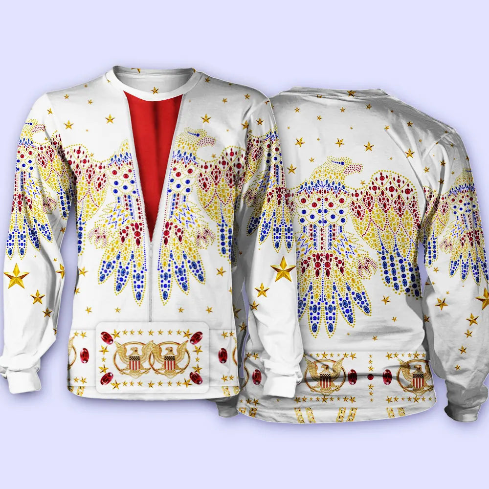 Hipster Super Star Singer ELVIS OVERALL Men Women Hoodie 3D Printed Fashion Hooded Sweatshirt Long Sleeve Pullover Hip Hop Style