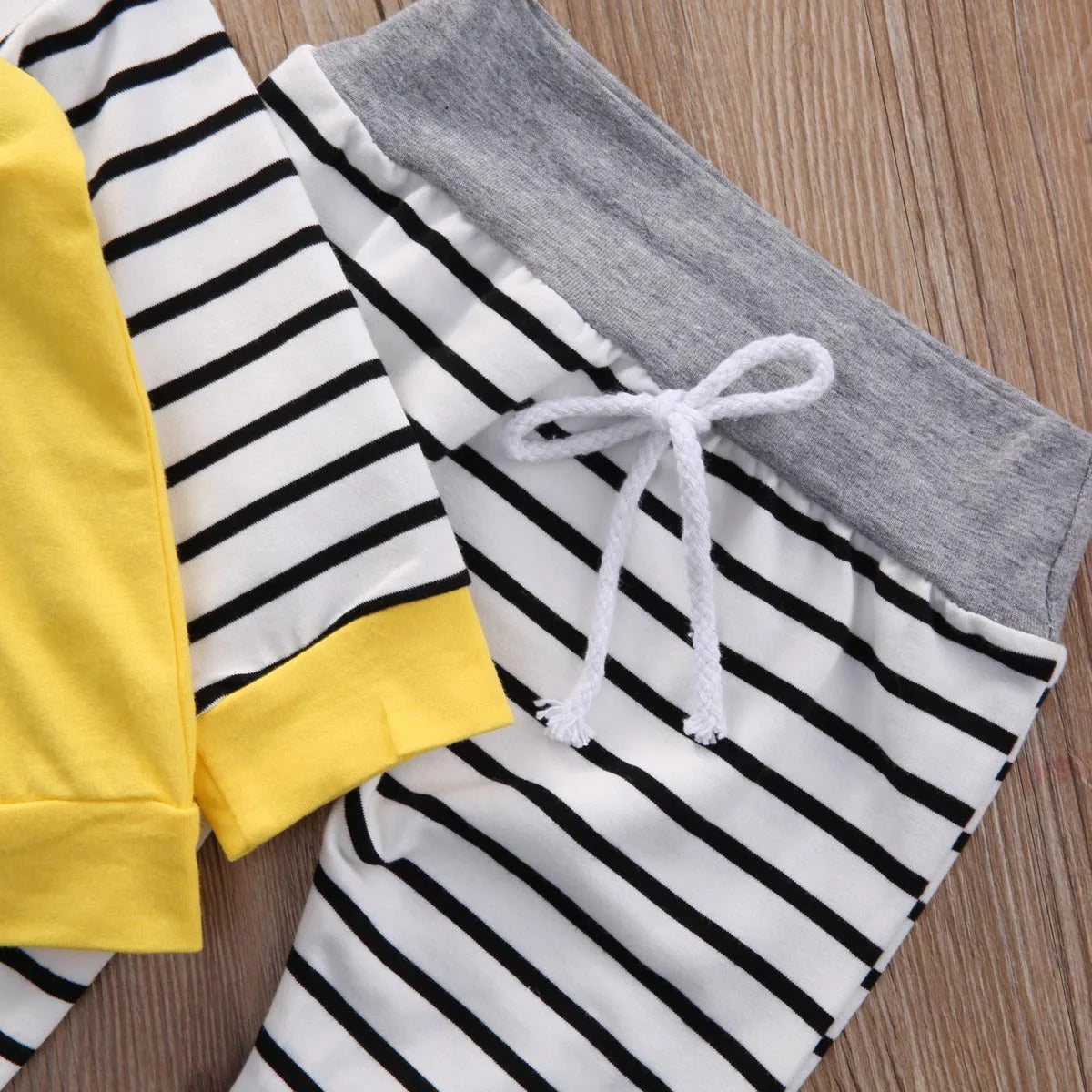 Newborn Toddler Infant Kids Baby Boys Girls Outfits Clothes Long Sleeve Hooded T shirt Tops Pants 2PCS Casual Clothes Set