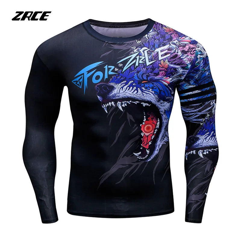 Men's Sweatshirt T-Shirt Funny Chinese Style Dragon 3D T-Shirt Fashion Hip Hop Party Brand Clothing Men's Fitness Clothing
