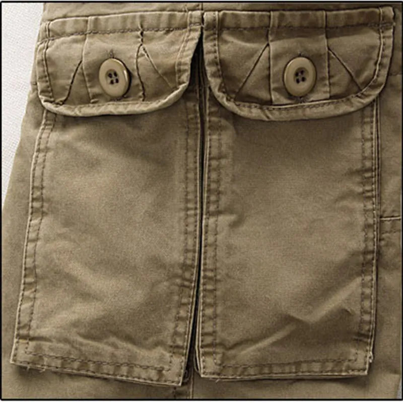 Fashion Military Cargo Pants Men Loose Baggy Tactical Trousers Oustdoor Casual Cotton Cargo Pants Men Multi Pockets Big size