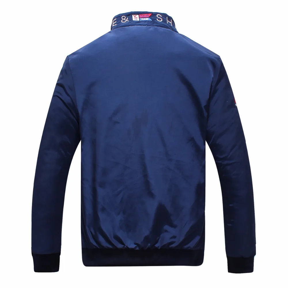 Original Brand Mens Jackets And Coats Luxury Tace & Shark Embroidery Jacket  Male Clothing Spring Autumn Mens jackets