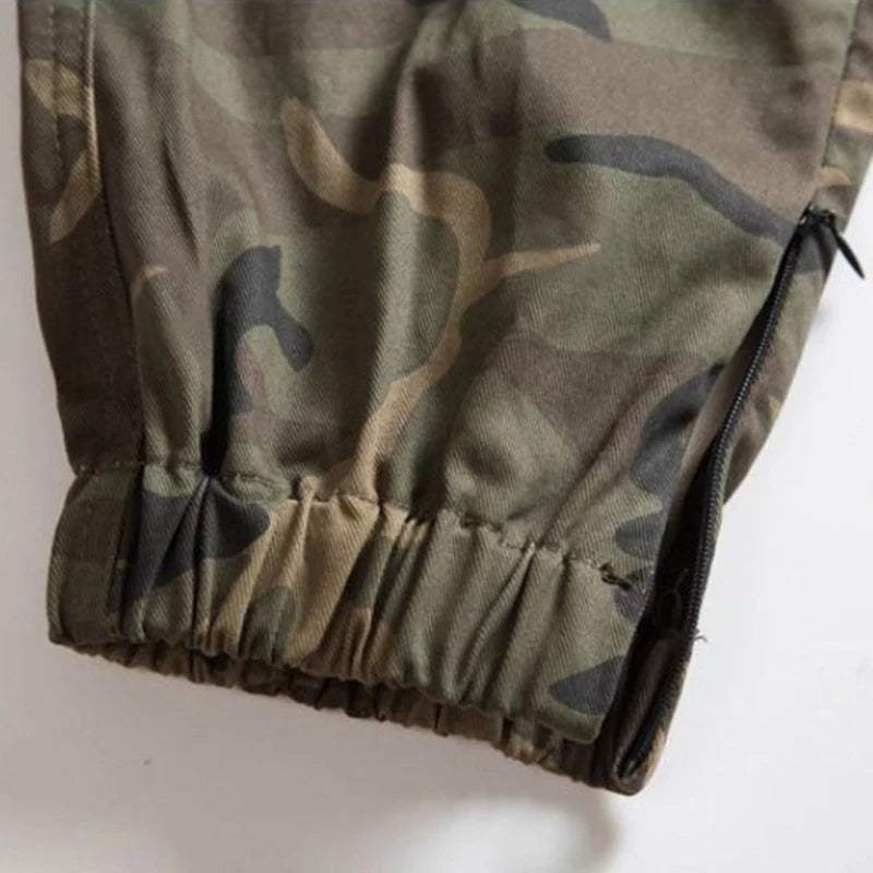 Fashion Classic Army Pants High Street Cotton Jeans Men Jogger Pants Brand Designer Big Pocket Military Cargo Pants Men Jeans