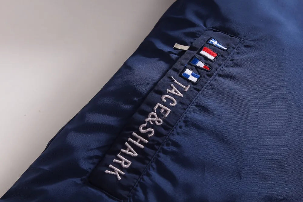 Original Brand Mens Jackets And Coats Luxury Tace & Shark Embroidery Jacket  Male Clothing Spring Autumn Mens jackets