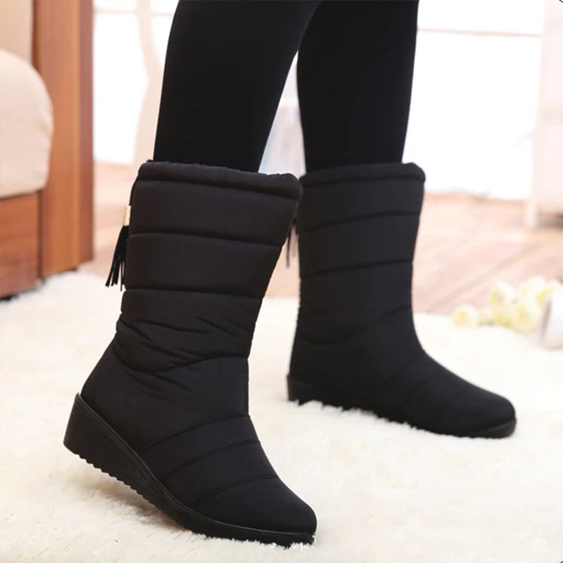 Women Boots Women's Winter Shoes Keep Warm Shoes Woman Waterproof Ladies Snow Boots For Women Winter Boots Heels Botas Mujer