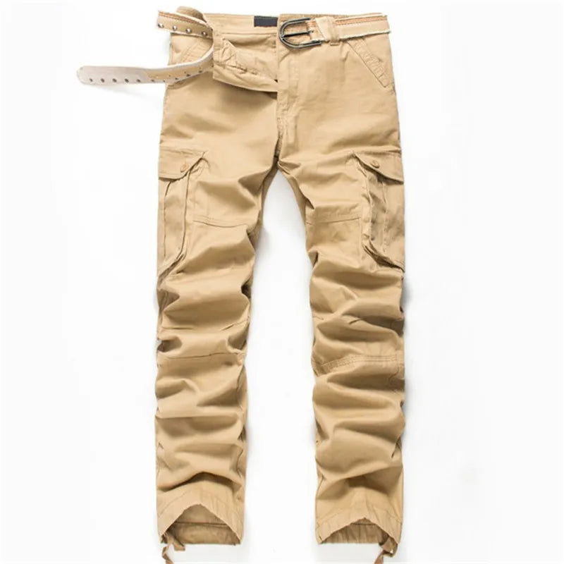FGKKS 2021 New Arrival Mens Cargo Pants High Quality Spring Fashion Joggers Men Clothing Cotton Trousers Camouflage Pants Male