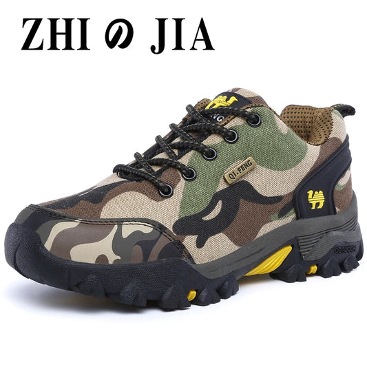 Casual cloth men's shoe sports shoe non-slip fashion shoes women's shoes camouflage waterproof couple hiking shoes outdoor train
