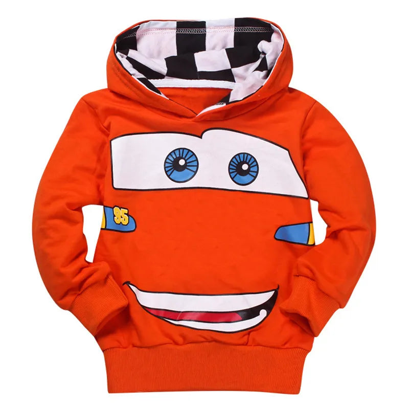2020 Spring Autumn Hot Sale Fashion Boys Cartoon Sport Hoodies T Shirt Outerwear Children Long Sleeve Casual Hooded Sweatshirt