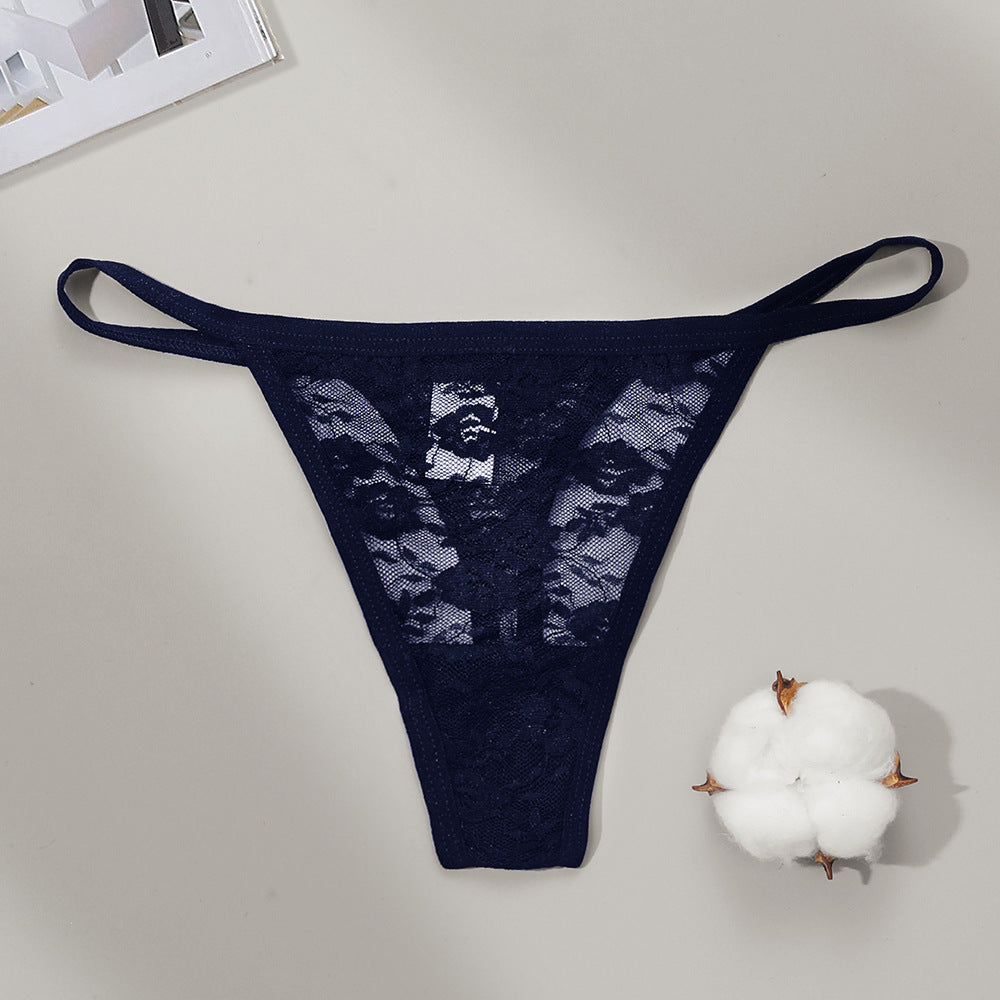 Lace Sexy Low Waist European And American T-back Women