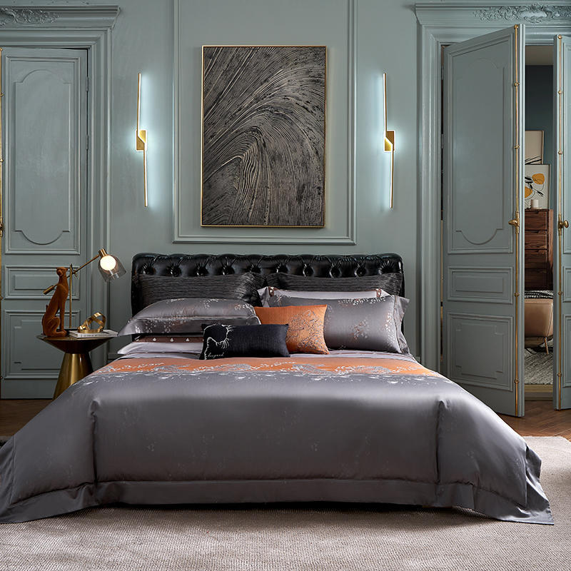 All Cotton Pure Cotton Yarn-dyed Jacquard Household Four-piece Set