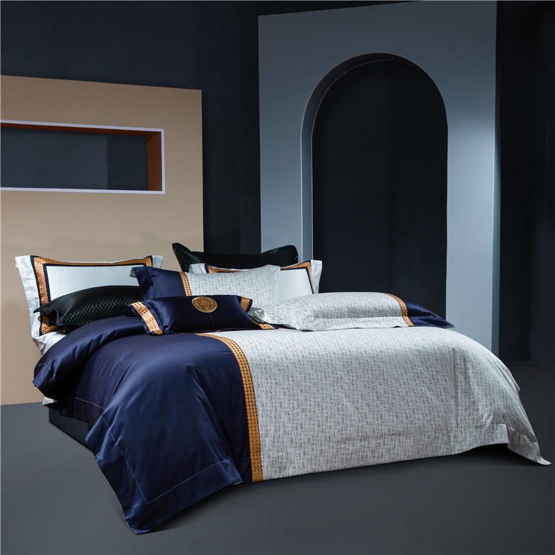 All Cotton Pure Cotton Yarn-dyed Jacquard Household Four-piece Set