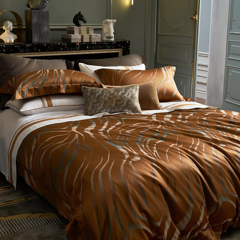 All Cotton Pure Cotton Yarn-dyed Jacquard Household Four-piece Set