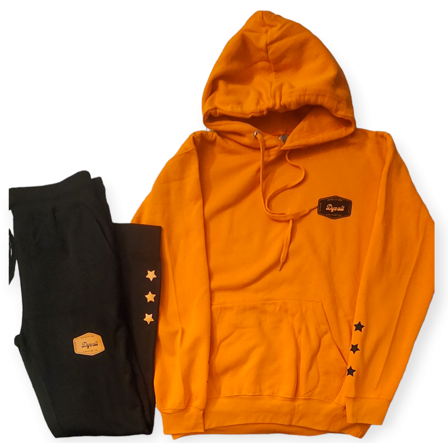 DYSALI blk/orange sweatsuit