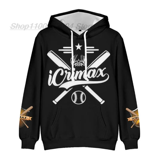 Fashion Design Icrimax Merch Hoodie Sweatshirts Men women Clothing Hip Hop Streetwear Teenage Hoodies Kids Clothes