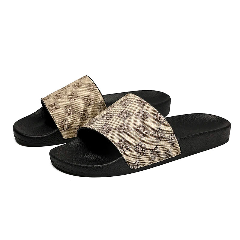 Summer Slippers For Men Women Eva Soft Bottom Slippers Indoor House Slides Flat Sandals Outdoor Beach Shoes Man