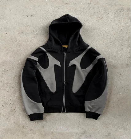 American high street casual sports couple suit autumn solid color hooded sweatshirt loose sweatpants daily home commuting hoodie