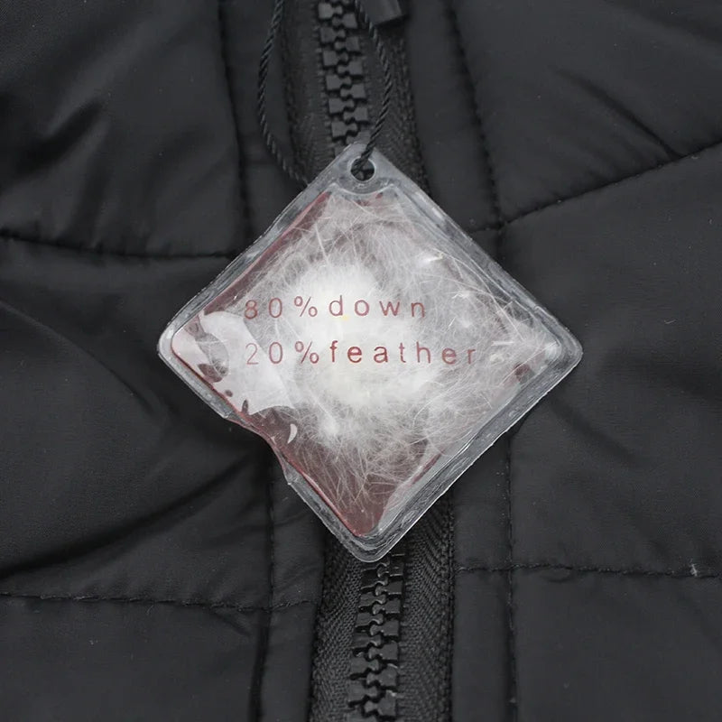 Big Size 2021 White Duck Down Men's Winter Jacket Ultralight Down Jacket Casual Outerwear Snow Warm Fur Collar Brand Coat Parkas