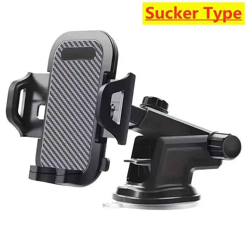 VIKEFON Sucker Car Phone Holder Stand Mount Suction Cup Smartphone Mobile Cell Support in Car Bracket For iPhone Xiaomi Samsung