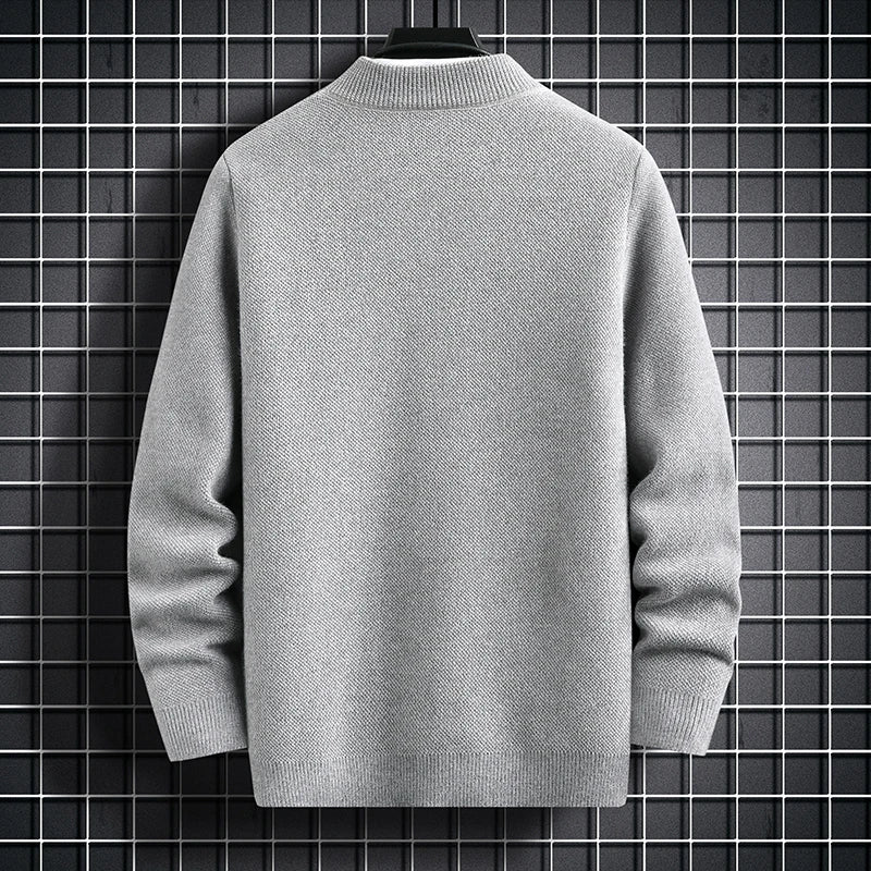 Men's Wool Pullovers Sweaters Men Winter Korean Style Striped Pattern Mens Warm Sweater Men Fashion Sweaters Autumn M-3XL