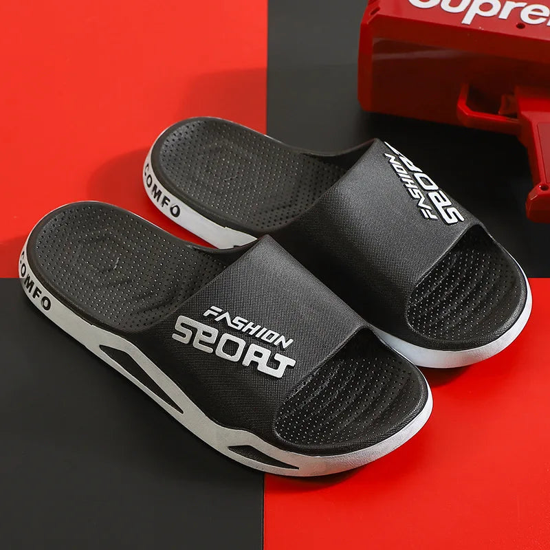 47 Big Size Men Fashion Platform Flip-flops Women Simplicity Beach Seaside Slides Bathroom Anti Slip Indoor Soft Sole Slipper